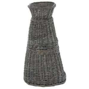 Set coșuri pisici, perne, 3 piese, gri, 47x34x60 cm, salcie - Img 4