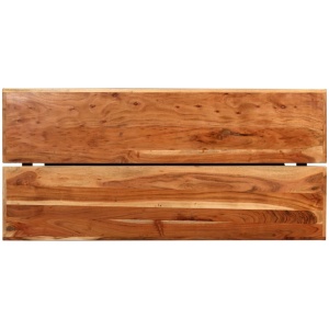Set mobilier bar 5 piese lemn masiv sheesham &amp; piele naturală - Img 5