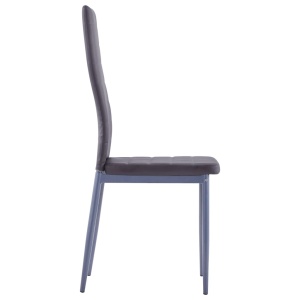 Set mobilier de bucătărie, 5 piese, gri - Img 12