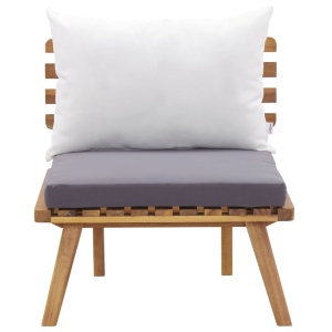 Set mobilier de grădină, 6 piese, lemn masiv de acacia - Img 7