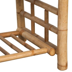 Set mobilier de grădină cu perne, 4 piese, bambus - Img 11