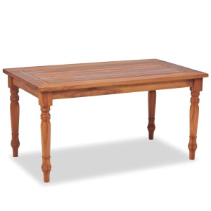 Set mobilier de grădină cu perne, 4 piese, lemn masiv de tec - Img 5