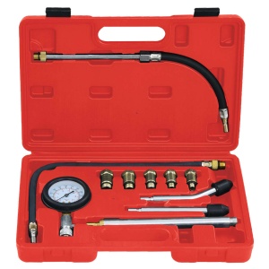 Set tester compresie pentru motor pe benzină, 12 piese - Img 2