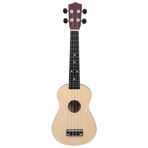 Set ukulele Soprano pentru copii, cu husă, lemn deschis, 23" - Img 5