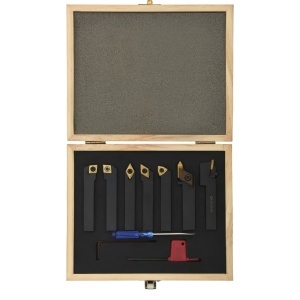 Set unelte de strunjire indexabile, 12 piese, 12 x 12 mm, 80 mm - Img 2