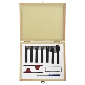 Set unelte de strunjire indexabile, 12 piese, 8 x 8 mm, 60 mm - Img 8