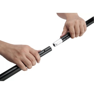 Sistem de suport fundal telescopic + fundal alb, 3 x 5 m - Img 4