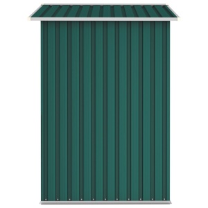 Șopron de grădină, verde, 205 x 129 x 183, oțel galvanizat - Img 4