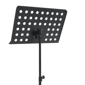 Stativ pentru partituri muzicale, negru, oțel - Img 6