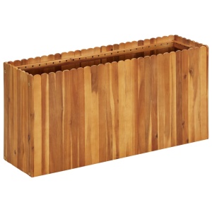 Strat inălțat de grădină, 100x30x50 cm, lemn masiv de acacia