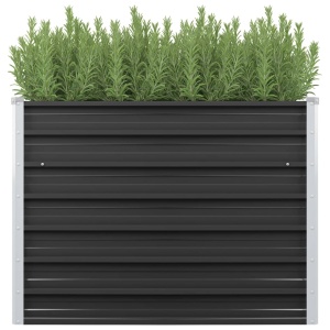 Strat inălțat de grădină antracit 100x40x77 cm oțel galvanizat