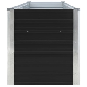 Strat inălțat de grădină antracit 320x40x45 cm oțel galvanizat - Img 4