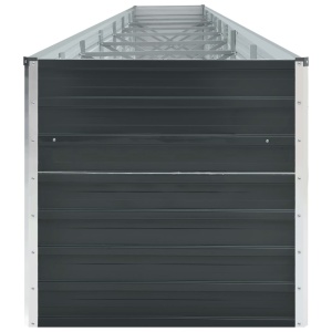 Strat inălțat de grădină antracit 600x80x45 cm oțel galvanizat - Img 4