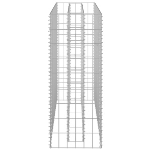 Strat inălțat gabion, 90 x 30 x 90 cm, oțel galvanizat - Img 7