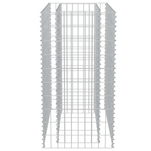 Strat inălțat gabion, 90x50x100 cm, oțel galvanizat - Img 5