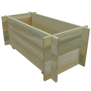 Strat inălțat legume grădină, 80 cm, lemn de pin tratat
