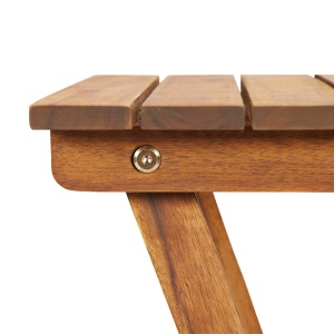 Suport de plante, 30 x 30 x 38 cm, lemn masiv de acacia - Img 5