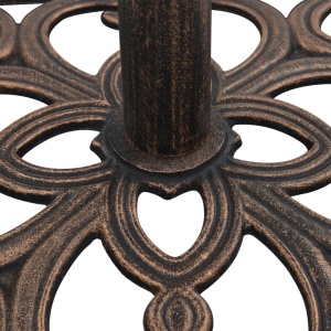 Suport de umbrelă, bronz, 12 kg, fontă, 49 cm - Img 5