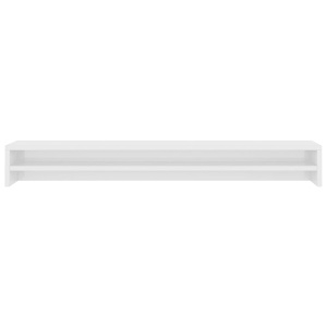 Suport monitor, alb foarte lucios, 100 x 24 x 13 cm, PAL - Img 4