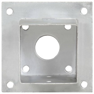Suporți stâlp, 4 buc., metal galvanizat, 91 mm - Img 2