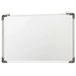 Tablă magnetică albă cu ștergere uscată 50x35 cm oțel - Img 4