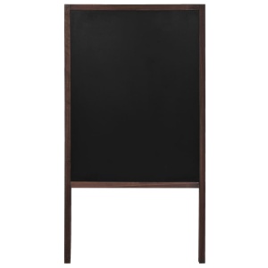 Tablă neagră cu două fețe, lemn cedru, verticală, 60 x 80 cm - Img 3