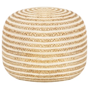 Taburet lucrat manual, 45x30 cm, iută