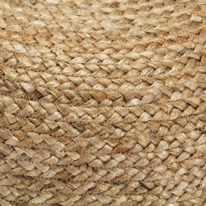 Taburet lucrat manual, 45x30 cm, iută - Img 2