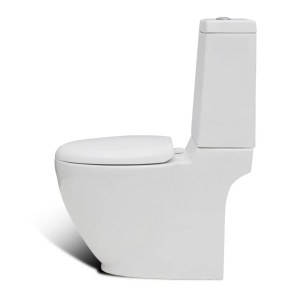 Toaletă, alb, ceramică, flux de apă in spate - Img 3