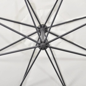 Umbrelă de soare, 3,5 m, alb nisip - Img 2