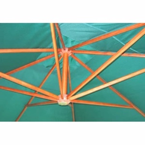 Umbrelă de soare 300 x 400 cm Verde - Img 2