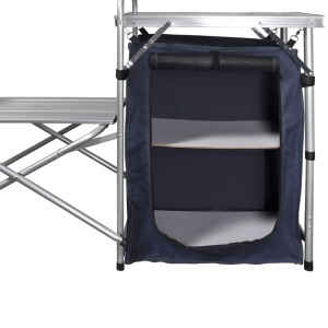 Unitatea bucătărie pentru camping cu apărătoare vânt din aluminiu - Img 5