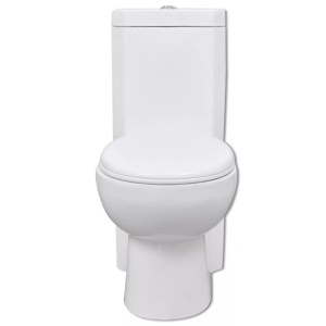 Vas WC din ceramică, Alb - Img 2