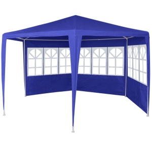 42347 Marquee with 6 Side Walls Blue 2x2 m - Img 7