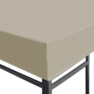 Acoperiș de pavilion, bej, 3 x 3 m, 310 g/m² - Img 5