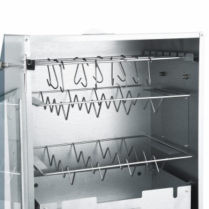 Afumătoare cuptor grătar cu 1 kg peleți lemn, 44,5x29x83 cm - Img 6