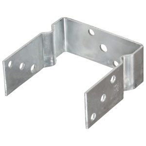 Ancore de gard, 12 buc., argintiu, 14x6x15 cm, oțel galvanizat - Img 2