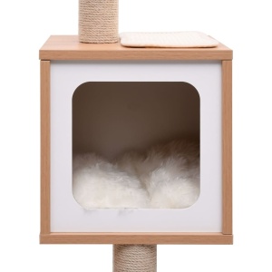 Ansamblu pentru pisici, covoraș de zgâriere din sisal, 129 cm - Img 6