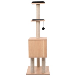 Ansamblu pentru pisici, covoraș din funie de sisal, 123 cm - Img 8
