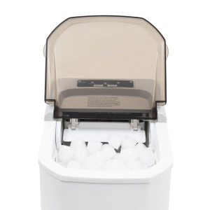 Aparat de făcut cuburi de gheață, alb, 1,4 L, 15 kg / 24 h - Img 2