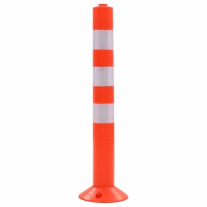 Baliză control trafic, 5 buc., plastic, 75 cm - Img 2