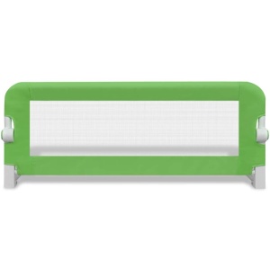 Balustradă de pat protecție copii, 2 buc., verde, 102 x 42 cm - Img 4