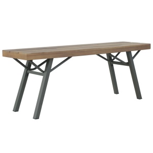 Bancă de grădină, 120 cm, lemn masiv de acacia