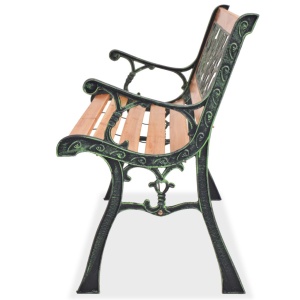 Bancă de grădină, 122 cm, lemn - Img 3