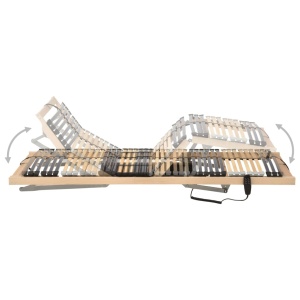 Bază de pat electrică cu șipci, 28 șipci, 7 zone, 80 x 200 cm - Img 3