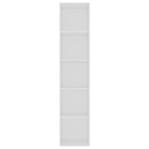 Bibliotecă, alb, 40 x 30 x 189 cm, PAL - Img 4