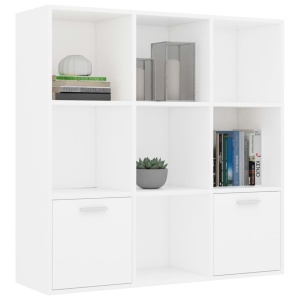 Bibliotecă, alb, 98 x 30 x 98 cm, PAL - Img 3
