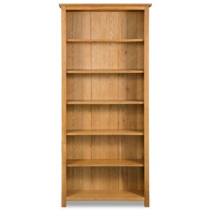 Bibliotecă cu 6 rafturi, 80 x 22,5 x 180 cm, lemn masiv stejar - Img 3