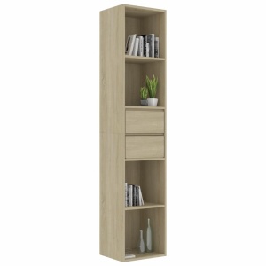 Bibliotecă, stejar Sonoma, 36 x 30 x 171 cm, PAL - Img 3
