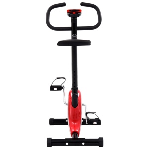 Bicicletă fitness cu curea de rezistență, roșu - Img 8